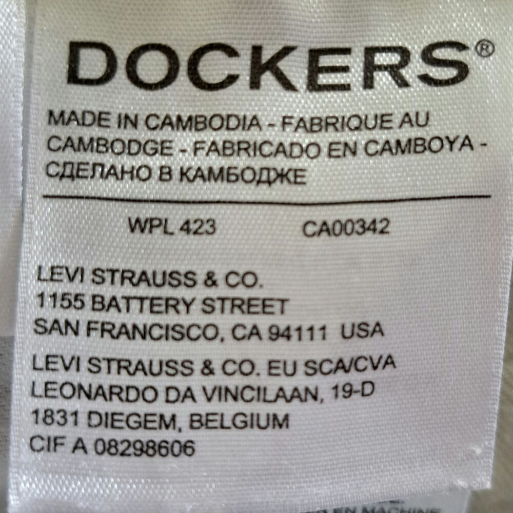 Dockers Casual Athletic Fit Navy Pants Men's 40 x 32 - Picture 7 of 9